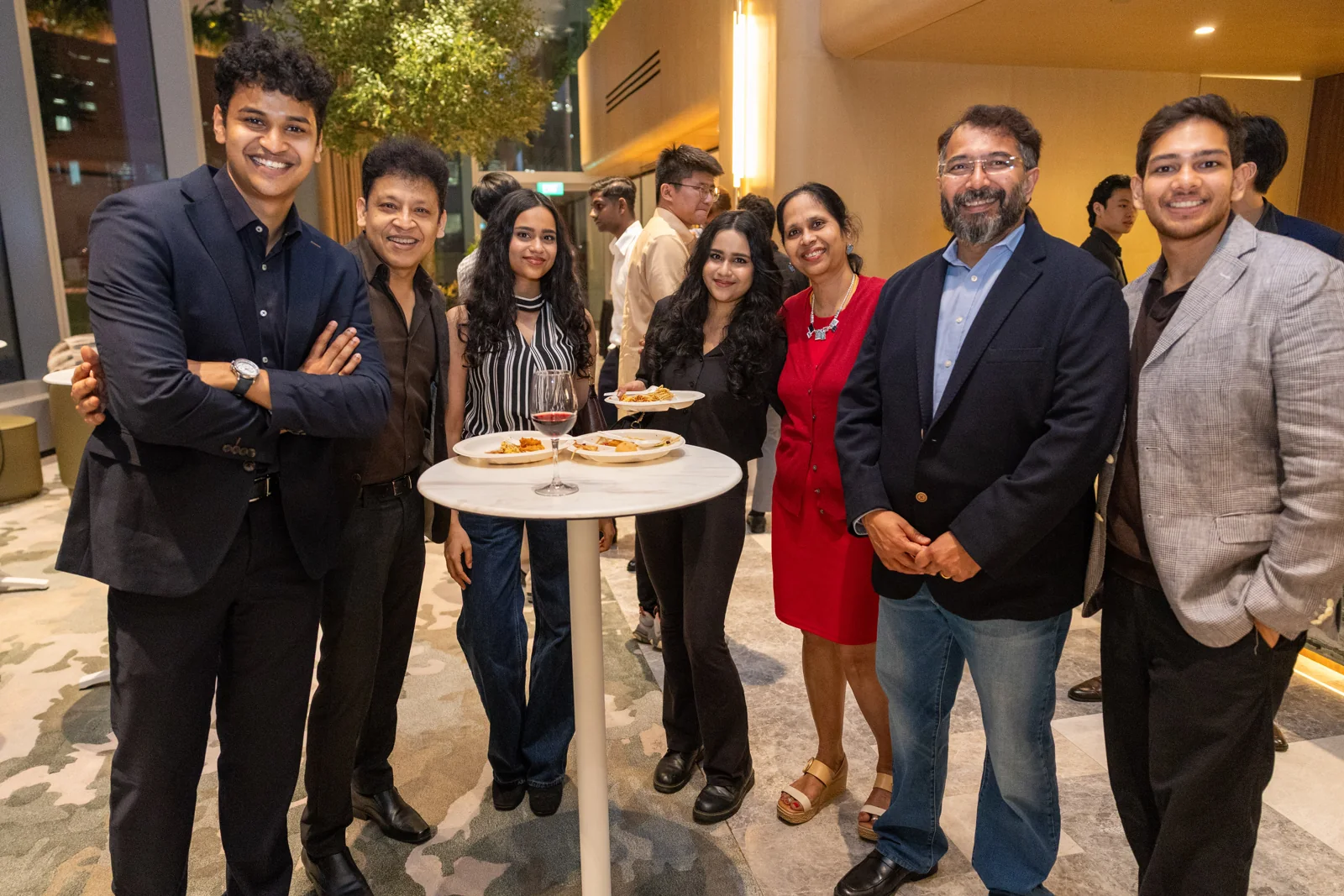 Guests and the team together at the launch celebration